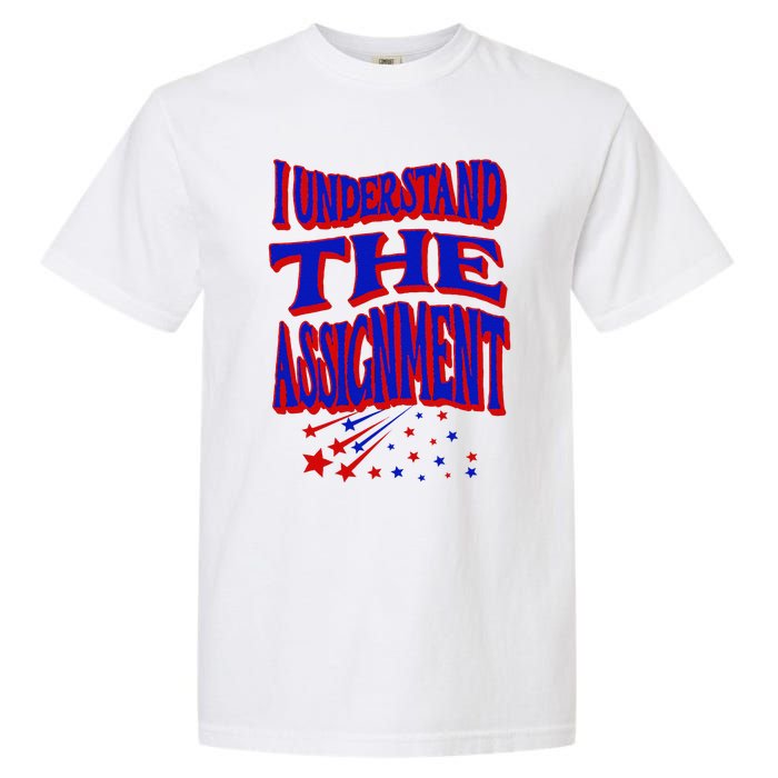 I Understand The Assignment Vote Kamala Harris 2024 Garment-Dyed Heavyweight T-Shirt