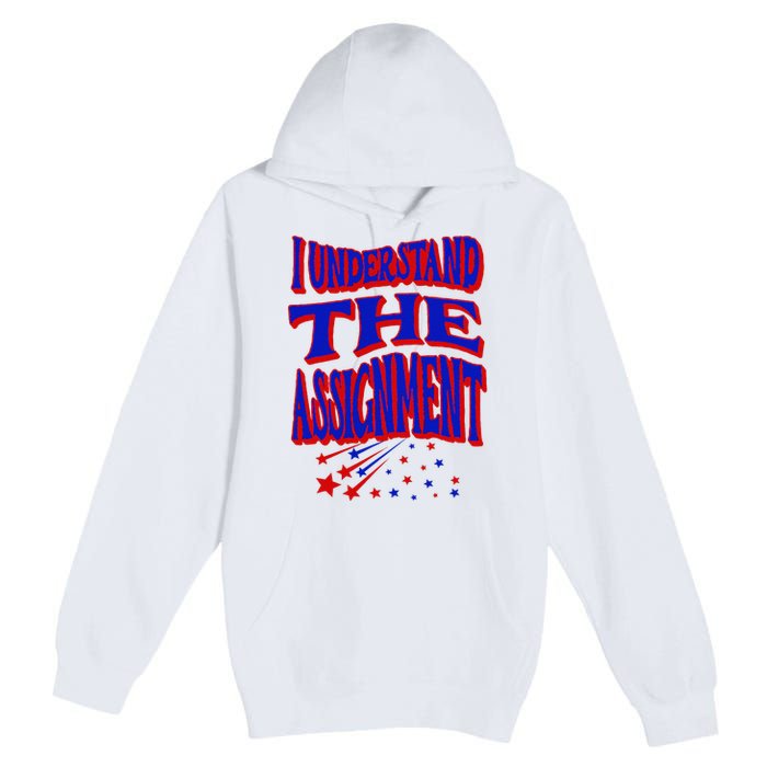 I Understand The Assignment Vote Kamala Harris 2024 Premium Pullover Hoodie