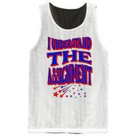 I Understand The Assignment Vote Kamala Harris 2024 Mesh Reversible Basketball Jersey Tank