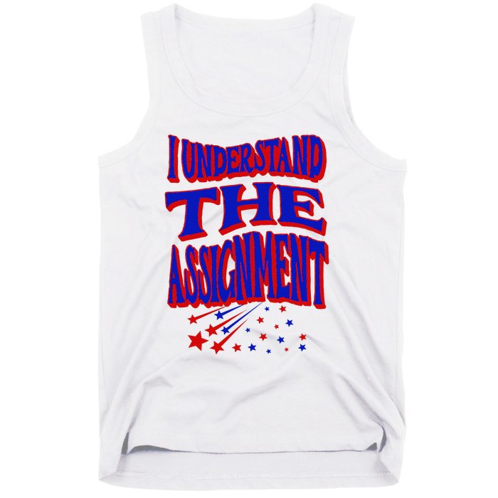 I Understand The Assignment Vote Kamala Harris 2024 Tank Top