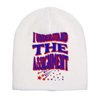 I Understand The Assignment Vote Kamala Harris 2024 Short Acrylic Beanie