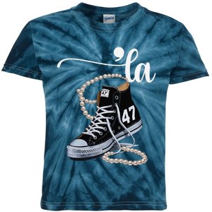 I Understand The Assignment Chucks And Pearls Election 2024 Kids Tie-Dye T-Shirt