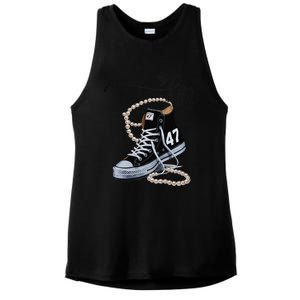 I Understand The Assignment Chucks And Pearls Election 2024 Ladies PosiCharge Tri-Blend Wicking Tank