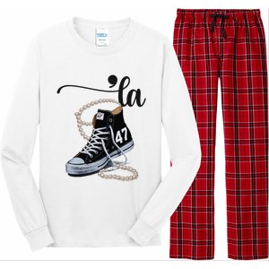 I Understand The Assignment Chucks And Pearls Election 2024 Long Sleeve Pajama Set