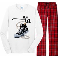 I Understand The Assignment Chucks And Pearls Election 2024 Long Sleeve Pajama Set