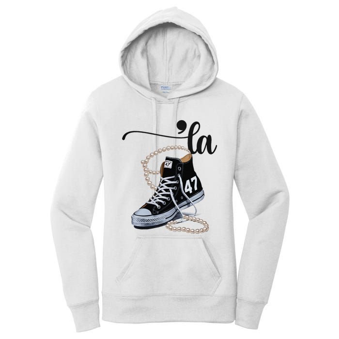 I Understand The Assignment Chucks And Pearls Election 2024 Women's Pullover Hoodie