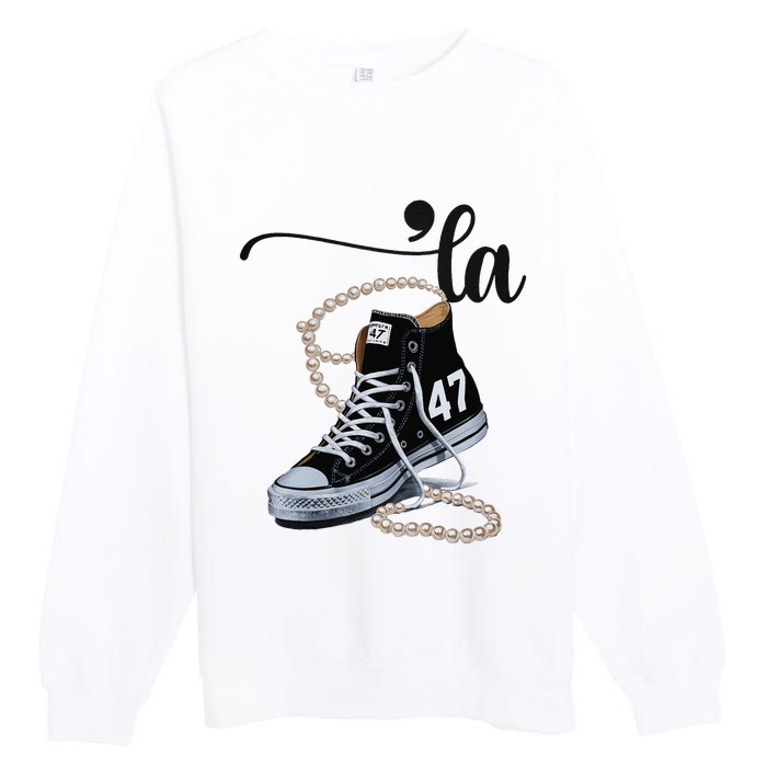 I Understand The Assignment Chucks And Pearls Election 2024 Premium Crewneck Sweatshirt