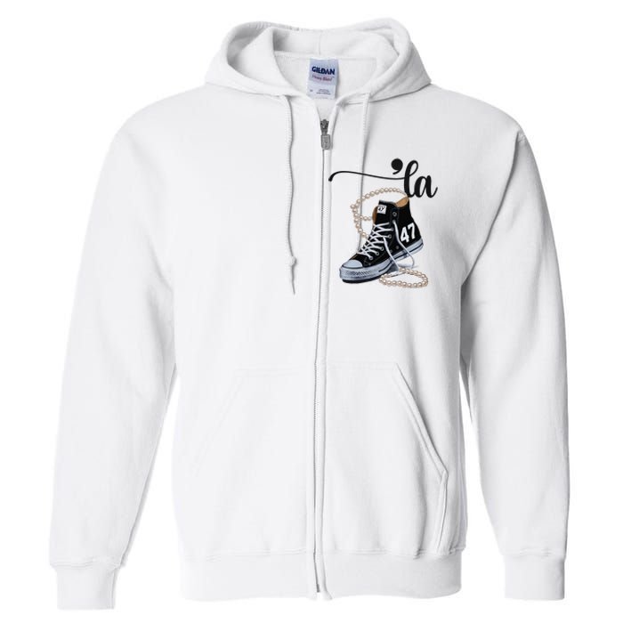 I Understand The Assignment Chucks And Pearls Election 2024 Full Zip Hoodie