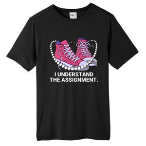 I Understand The Assignment Chucks And Pearls Election 2024 Tall Fusion ChromaSoft Performance T-Shirt