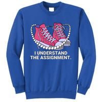 I Understand The Assignment Chucks And Pearls Election 2024 Sweatshirt