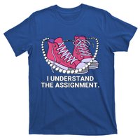 I Understand The Assignment Chucks And Pearls Election 2024 T-Shirt