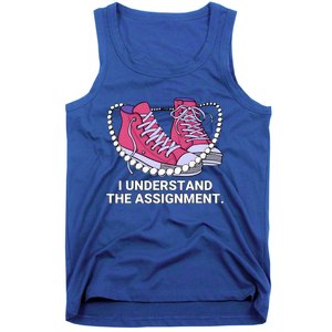 I Understand The Assignment Chucks And Pearls Election 2024 Tank Top