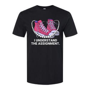 I Understand The Assignment Chucks And Pearls Election 2024 Softstyle CVC T-Shirt