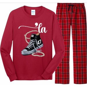 I Understand The Assignment Chucks And Pearls Election 2024 Long Sleeve Pajama Set