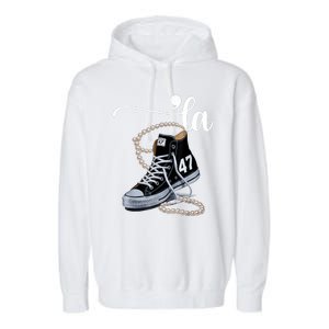 I Understand The Assignment Chucks And Pearls Election 2024 Garment-Dyed Fleece Hoodie