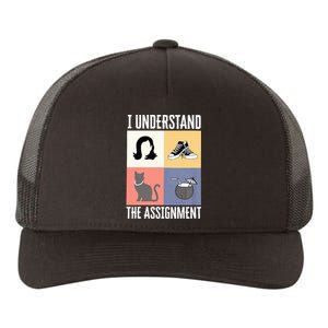 I Understand The Assignment Chucks And Pearls Election 2024 Yupoong Adult 5-Panel Trucker Hat