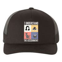 I Understand The Assignment Chucks And Pearls Election 2024 Yupoong Adult 5-Panel Trucker Hat