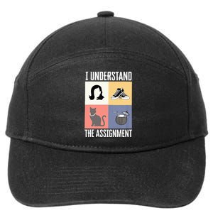 I Understand The Assignment Chucks And Pearls Election 2024 7-Panel Snapback Hat