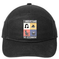 I Understand The Assignment Chucks And Pearls Election 2024 7-Panel Snapback Hat