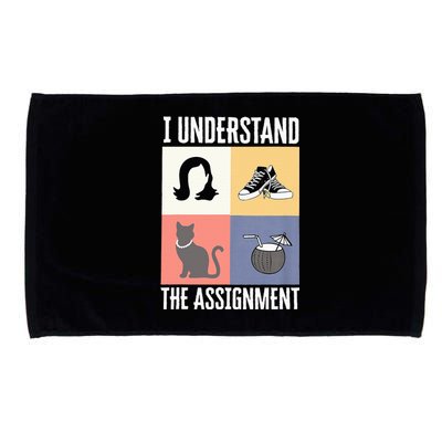 I Understand The Assignment Chucks And Pearls Election 2024 Microfiber Hand Towel