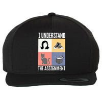 I Understand The Assignment Chucks And Pearls Election 2024 Wool Snapback Cap