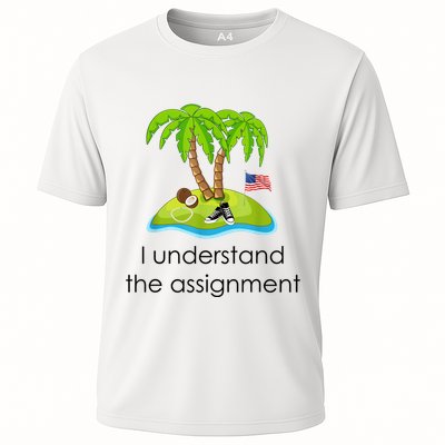 I Understand The Assignment Coconut Tree Kamalaharris Cooling Performance Crew T-Shirt