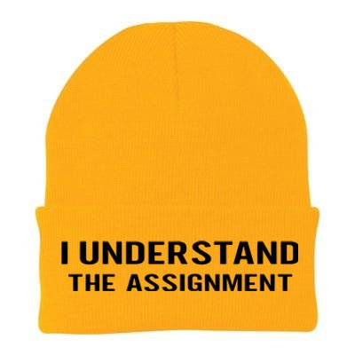 I Understand The Assignment Knit Cap Winter Beanie