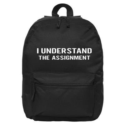 I Understand The Assignment 16 in Basic Backpack