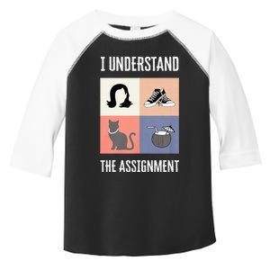 I Understand The Assignt Vote For President Kamala Harris Toddler Fine Jersey T-Shirt