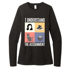 I Understand The Assignment Chucks And Pearls Election 2024 Womens CVC Long Sleeve Shirt