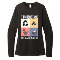 I Understand The Assignment Chucks And Pearls Election 2024 Womens CVC Long Sleeve Shirt