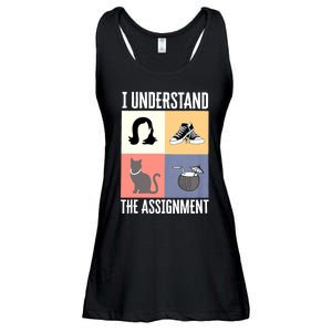 I Understand The Assignment Chucks And Pearls Election 2024 Ladies Essential Flowy Tank