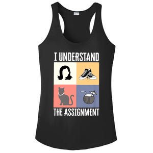 I Understand The Assignment Chucks And Pearls Election 2024 Ladies PosiCharge Competitor Racerback Tank