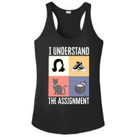 I Understand The Assignment Chucks And Pearls Election 2024 Ladies PosiCharge Competitor Racerback Tank