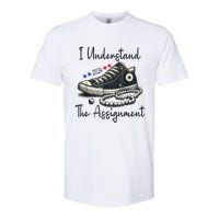 I Understand The Assignment Chucks And Pearls Election 2024 Softstyle CVC T-Shirt