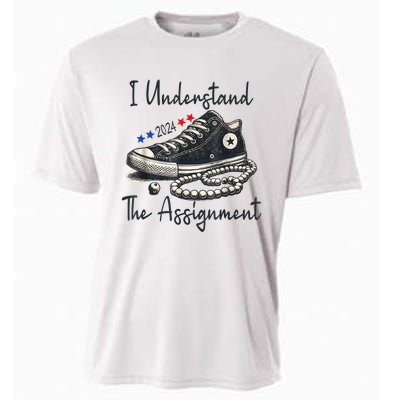 I Understand The Assignment Chucks And Pearls Election 2024 Cooling Performance Crew T-Shirt