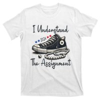 I Understand The Assignment Chucks And Pearls Election 2024 T-Shirt