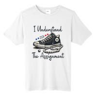 I Understand The Assignment Chucks And Pearls Election 2024 Tall Fusion ChromaSoft Performance T-Shirt