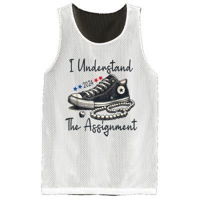 I Understand The Assignment Chucks And Pearls Election 2024 Mesh Reversible Basketball Jersey Tank