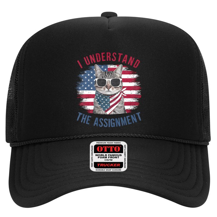 I Understand The Assignment Cat Childless Cat Lady Trucker Hat