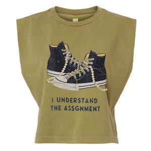 I Understand The Assignment Garment-Dyed Women's Muscle Tee