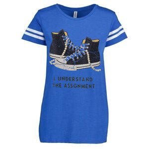 I Understand The Assignment Enza Ladies Jersey Football T-Shirt