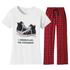 I Understand The Assignment Women's Flannel Pajama Set