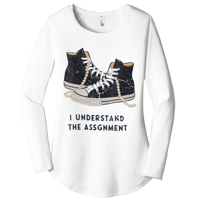 I Understand The Assignment Women's Perfect Tri Tunic Long Sleeve Shirt