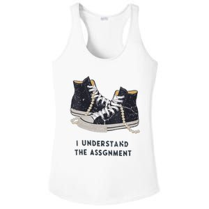 I Understand The Assignment Ladies PosiCharge Competitor Racerback Tank