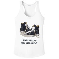 I Understand The Assignment Ladies PosiCharge Competitor Racerback Tank