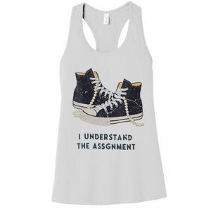 I Understand The Assignment Women's Racerback Tank