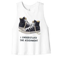 I Understand The Assignment Women's Racerback Cropped Tank