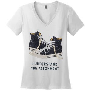 I Understand The Assignment Women's V-Neck T-Shirt