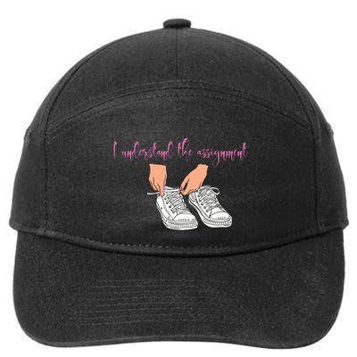 I Understand The Assignment 7-Panel Snapback Hat